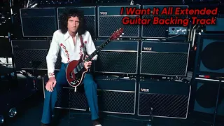 I Want It All Extended | Queen Guitar Backing Track