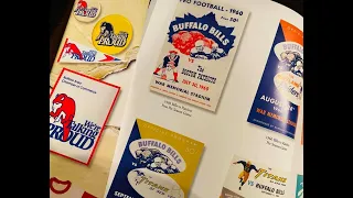 Buffalo Sports Museum “In the Vault” - Early AFL Bills Programs - Episode 1