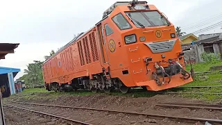 Maneuvering of train in Lucena City, PNR stn., How it works.