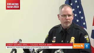 Toledo police release footage of exchange of gunfire between officer and suspect | Press update