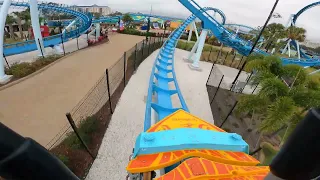 4K Onride POV | Pipeline: The Surf Coaster - Seaworld Orlando