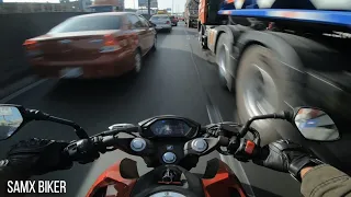 RUTEANDO EN LA PANAMERICANA NORTE EN 15 MINUTOS (CAQUETÁ - PRO) | POV | LIMA - PERÚ | GOPRO | MOTO