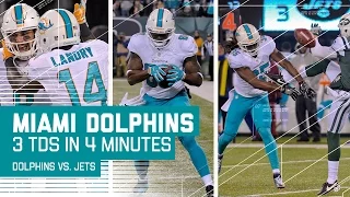 Dolphins Break Game Open with 3 TDs in 4 Minutes! | Dolphins vs. Jets | NFL Week 15 Highlights