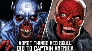 10 Worst Things Red Skull Has Ever Done To Captain America!