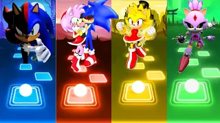 Sonic Shadow Vs Amy Sonic Exe Vs Super Amy Vs Metal Blaze Tiles Hop Gameplay