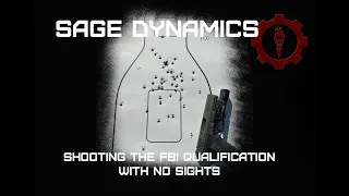 Shooting the FBI Handgun Qualification With No Sights