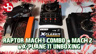 NEW Raptor Mach HOTAS Combo & X-Plane 11 (Box Set) Unboxing & Review