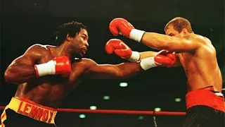 Lennox Lewis vs Tommy Morrison - Highlights (Lewis Schools, KNOCKS OUT Morrison)