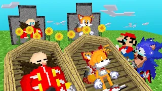 Minecraft Animation: Eggman Vs Team Sonic, Tails, Mario in Minecraft - Ep15