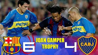 Barcelona 1-1 Boca Juniors (5-3) Final Trofeu Joan Gamper 2003 |All Goals & Full Highlights|