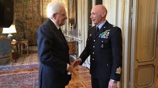 Il Presidente Mattarella Incontra una rappresentanza dell’Aeronautica Militare