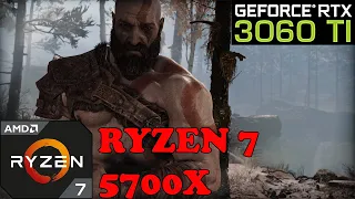 GOD OF WAR | RTX 3060 TI + Ryzen 7 5700X 1080p Benchmark