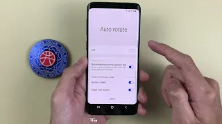 Navigation bar screen rotation icon on Samsung S9 Android 10