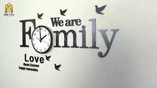 We are Family Big Size Wall Clock Top Selling 2021