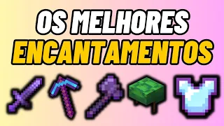 GUIA DOS MELHORES ENCANTAMENTOS DO MINECRAFT BEDROCK 1.20 #minecraftgameplay