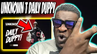 American Rapper Reacts To | Unknown T - Daily Duppy | GRM Daily (REACTION)