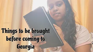 llDon't forget to bring this items before coming to georgia ll Mbbs in Georgia ll #yashaswinikrishna