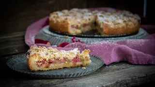 Rhabarber Streuselkuchen/ einfacher geht es fast gar nicht!