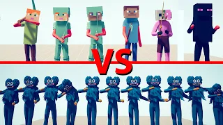 MINECRAFT Team vs POPPY PLAYTIME Team - Totally Accurate Battle Simulator TABS