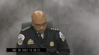 Deposition of Police Chief Robert Contee on jump out stops