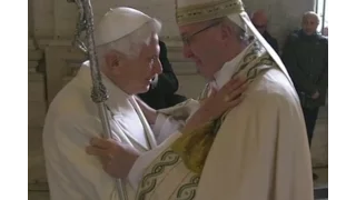 ENCUENTRO PAPA FRANCISCO Y PAPA BENEDICTO XVI - APERTURA PUERTA SANTA (AÑO SANTO DE LA MISERICORDIA)