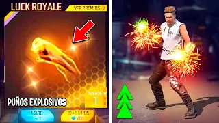 ASÍ CONSEGUI LOS NUEVOS PUÑOS EXPLOSIVOS 🤯 FREE FIRE