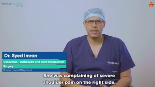 Mrs. Afrah's journey through a rotator cuff repair! | Dr. Syed Imran | Manipal Hospital Millers Road