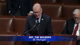 Walberg Speaks in Favor of H.R. 7521