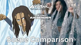 Avatar: The Last Airbender (2005) and (2024) Katara vs Master Pakku | Scene Comparisons