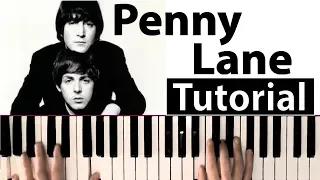 Como tocar "Penny Lane"(The Beatles) - Piano, tutorial y partitura