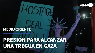 Los países mediadores urgen a Israel y Hamás a aceptar una tregua en Gaza | AFP