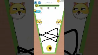 SAVE THE DOG LVL 41 SOLVED || DRAW TO SAVE || #savethedoge #dogrescue #viral #shorts