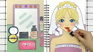 [🐾paper diy🐾] Enid Bridal MAKE Up 💄 Perfect Beauty #1 🌈 놀이 종이 | ASMR| 블라인드 백 언박싱싱