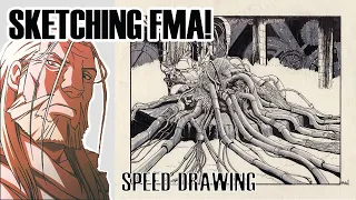 FULLMETAL ALCHEMIST SKETCH (FATHER INK CONCEPT) (FMA) (Speed-Drawing)