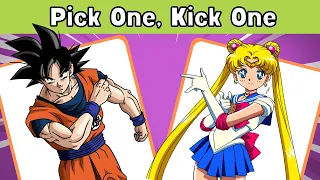 Pick One, Kick One ( Anime Edition: INSANE DIFFICULTY) 70 Characters