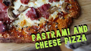 PASTRAMI AND CHEESE PIZZA | MACRO FRIENDLY RECIPE