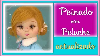 CHICAS ACTUALIZAMOS EL PEINADO DE PELUCHE para muñecas video -546