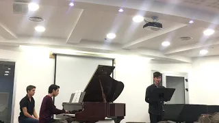 Paul Hindemith - Clarinet Sonata (1939)-Adam Goldstein clarinet, YoavSegev piano