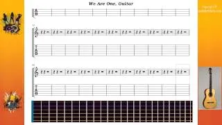 We Are One - Kiss - Guitar