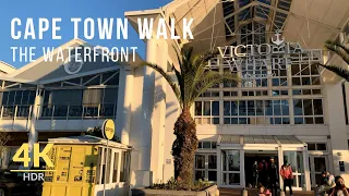 The Waterfront -  Cape Town Walking Tour [4K]