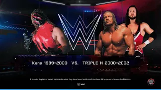 WWE 2K23 Kane vs Triple H with X Pac 1999