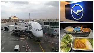 Lufthansa Airbus A380 Upper Deck Economy Class Experience | Frankfurt - Singapore | Trip Report