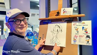 Disney Artist Jeff Shelly Draws Donald Duck | BoxLunch Donald Duck 90th 2024