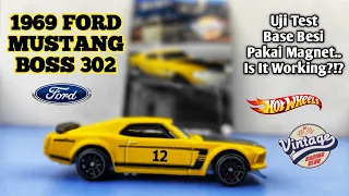 Eps644 Apa Bisa Magnet Nempel Base Besinya HOT WHEELS '69 FORD MUSTANG BOSS 302 VINTAGE RACING CLUB?