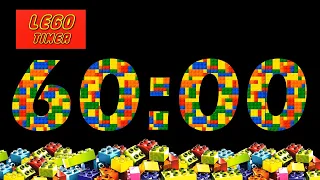 60 minutes LEGO TIMER- 60 minutes LEGO Countdown - 1 hour LEGO timer (no music)