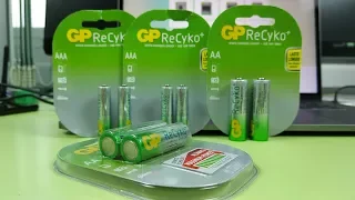 КУПИЛ GP ReCyko+ AAA 800 mah и AA 2000 mah ► Почему GP? Почему Recyko+?