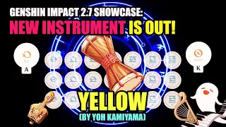 TRYING OUT GENSHIN'S LATEST INSTRUMENT - Arataki's Great and Glorious Drum | YELLOW by Yoh Kamiyama