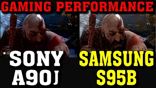 Sony A90J vs Samsung S95B | Sony A90J OLED TV Review | Samsung QD OLED vs Sony A90J | S95B PS5 HDR