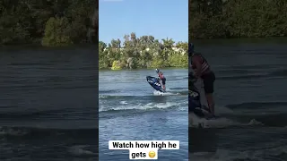 Watch how high he gets #prorider #standup ￼#jetski #proriders