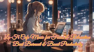 Lo-Fi Cafe Music for Focus & Relaxation Beat Burnout & Boost Productivity